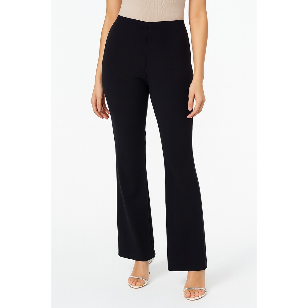 Anne Klein Women's Pull-On High Rise Pants Size 0 Black Onyx Wash NWT Comfort
